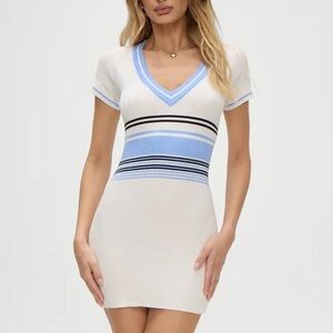 NWT Frankie's Bikinis Uptown Knit Mini Dress - M